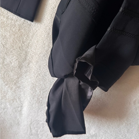 Elisabetta Franchi Bodycon Lace Up Back Cocktail Party Dress S Black Stretch Zip - Picture 11 of 16